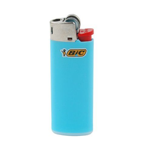 Bic Accendini: NEU 3x BIC mini Feuerzeug HELLBLAU ORIGINAL – Nuovo e nell'imballaggio originale da Fislisbach venduto da AB-45-RAPPEN-SHOP