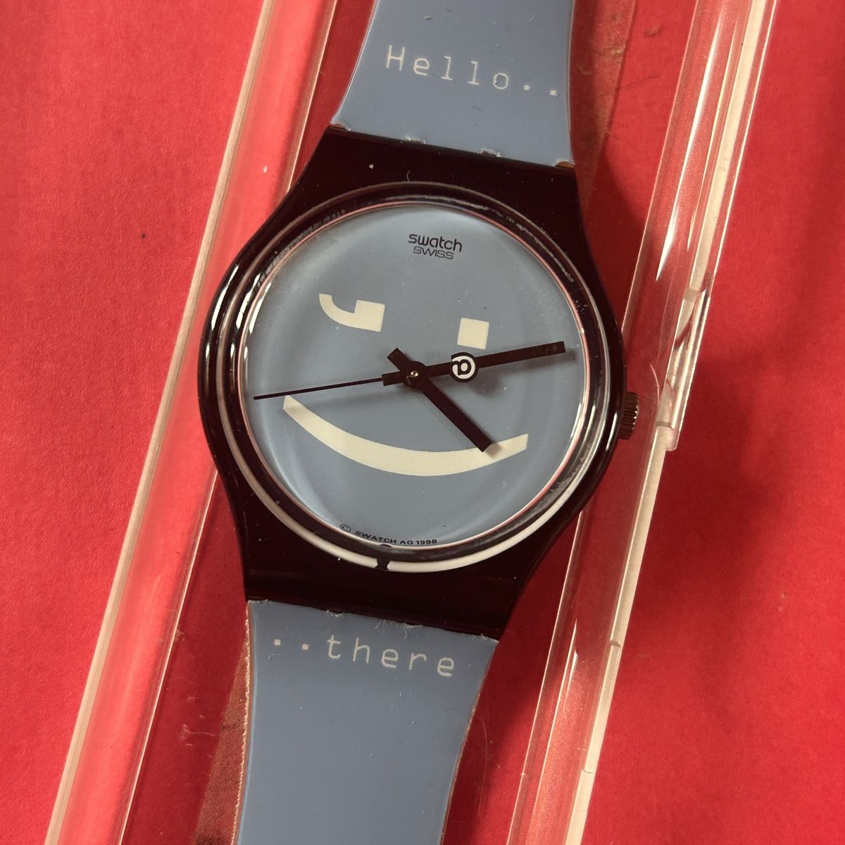 Swatch Orologi: Swatch Uhr, Chat, Hello There, sammlerstück – Nuovo (secondo la descrizione) da Laufen venduto da Bellavitaboom 3
