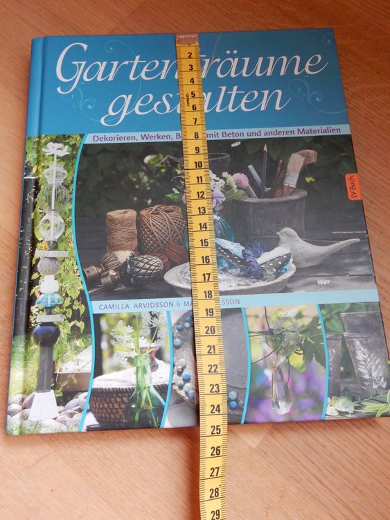 Bastel Buch Gartenträume gestalten shabby Beton NEU Garten Kaufen