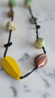 Bunte Halskette, Sommerkette, Statementkette, Boho Kette 222