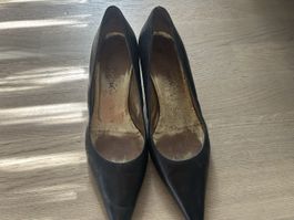 Dolce & Gabbana Kitten Heels schwarz Leder gebraucht