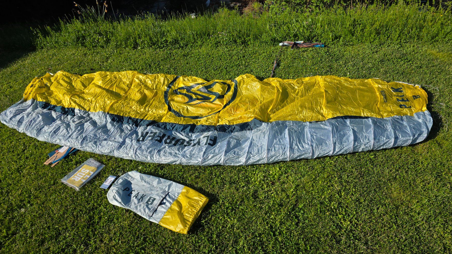 Flysurfer Aquilone: Flysurfer Peak 5m Snowkite inkl. Bar – Nuovo (secondo la descrizione) da Lausanne venduto da coton66