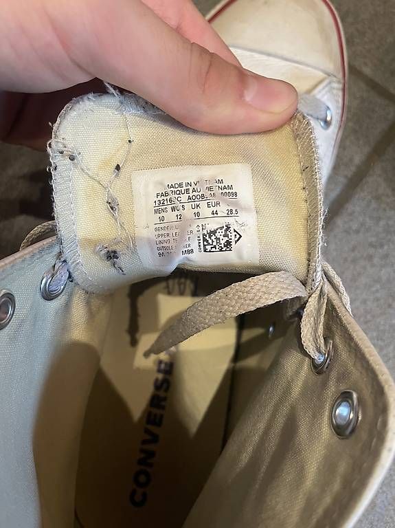 Scarpe da uomo: Weisse Converse All star Gr.44 – Usato da Weisslingen venduto da Fiorellin7 4