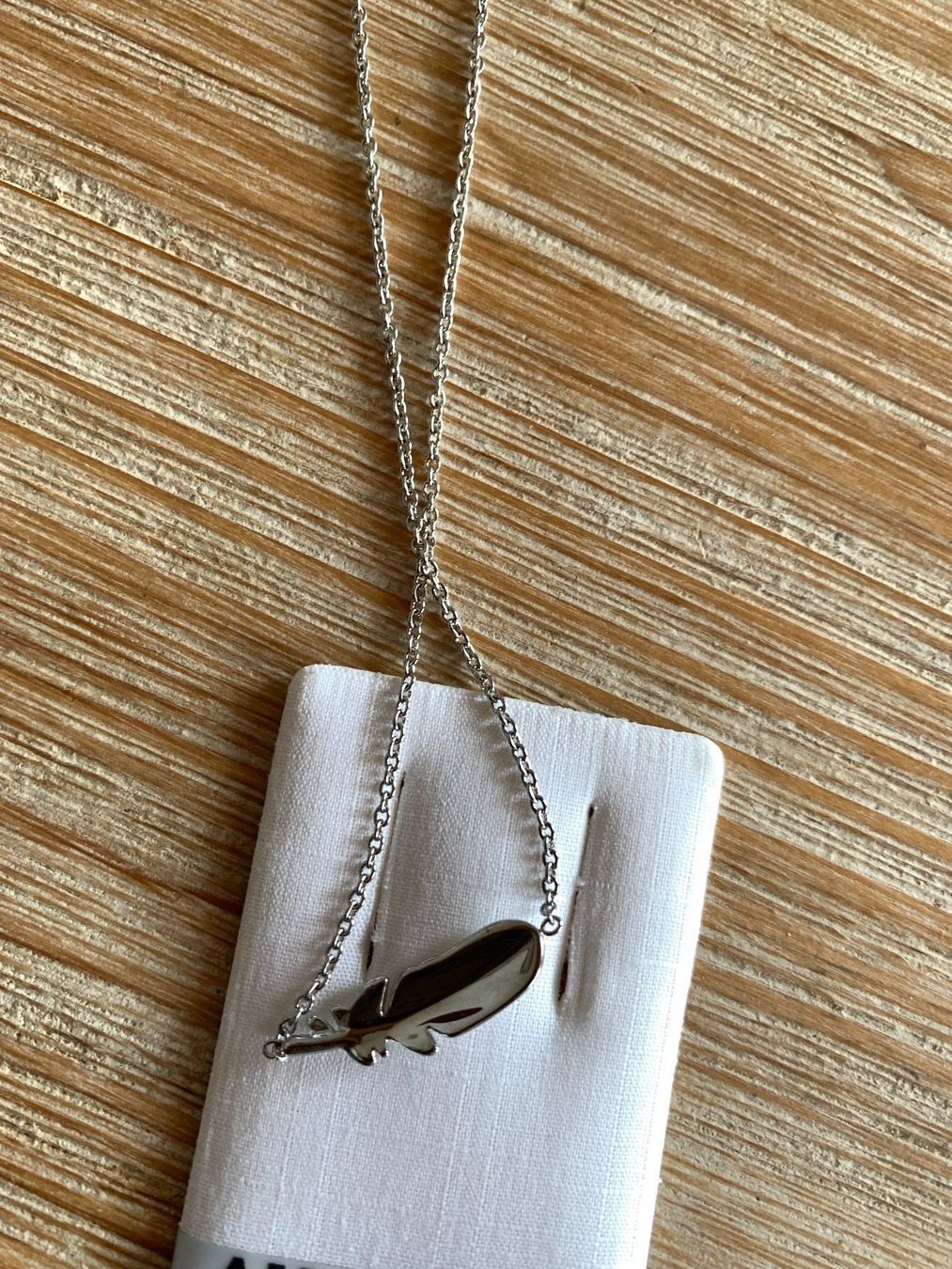 Anelli: Collier plume argent 925 neuf – Nuovo e nell'imballaggio originale da Perroy venduto da barballalla 1