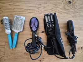 Hair Straightener ghd, Babyliss curls,electirc brush&brushes