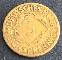 Münze 5 Reichspfennig Deutsches Reich 1926 F Zustand gut