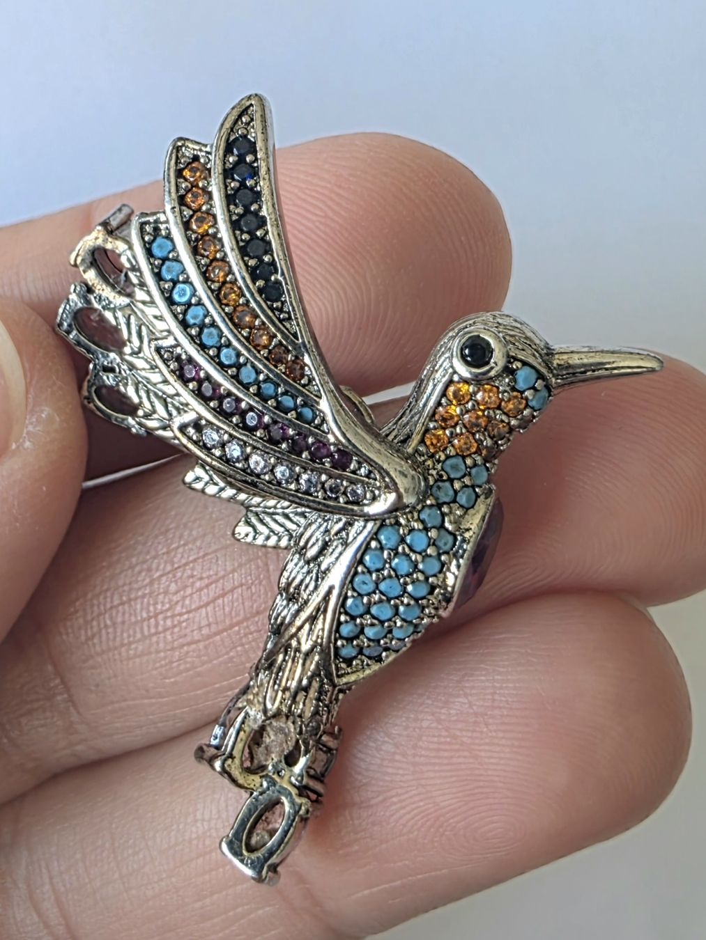 Ciondoli: Kolibri Anhänger Silber 925 – Nuovo (secondo la descrizione) da Madetswil venduto da triforuz 1