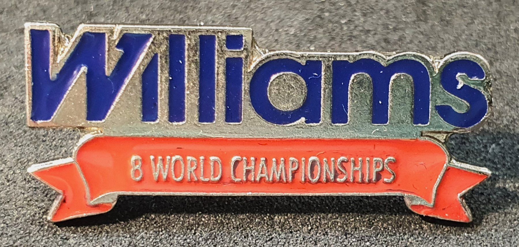 Placchette & Badge: U478 - Pin Williams 8 World Championships – Usato da Reinach BL venduto da Boston-Verkauf 1