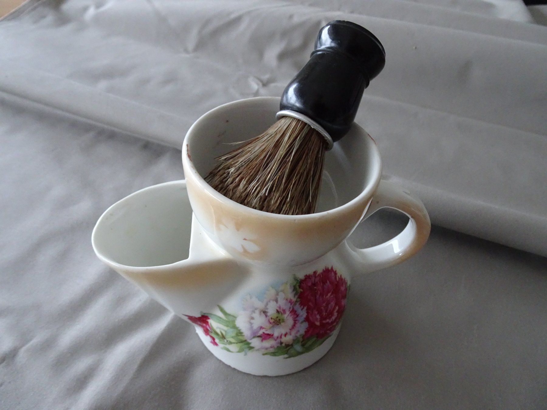 Tazze: antike Rasiertasse mit Pinsel – Usato da Vitznau venduto da Mina60