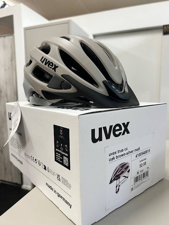 Caschi: Velohelm uvex true cc oak brown-silver matt   – Usato da Sursee venduto da pilatus.sport