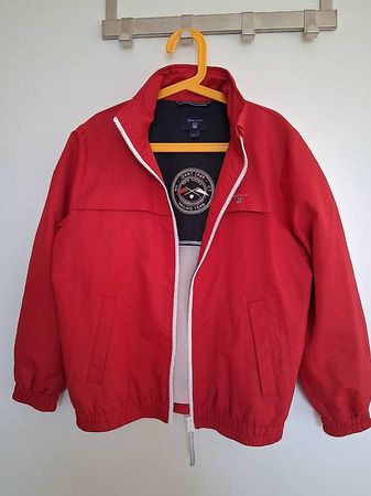 Veste coupe-vent rouge GANT pour enfant, Taille 134-140