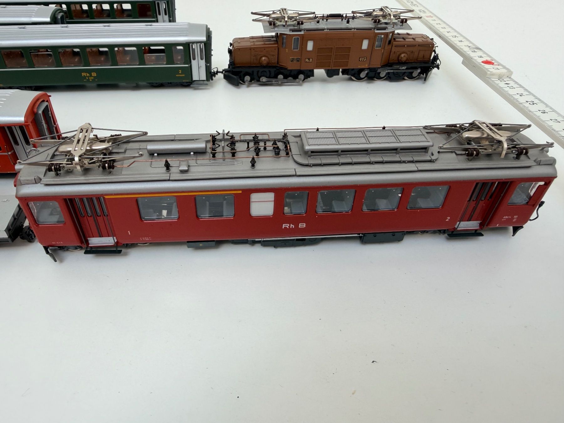 Bemo Modellini di ferrovie: BEMO HO Rhätische Bahn Set – Usato da Wettingen venduto da jo_walters 1