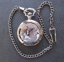 Half Hunter Dragon Drachen Taschenuhr