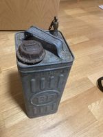 Retro BP Benzinkanister 5 Liter Typ E. Vintage Schweiz
