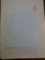 Prospekt Infomappe Renault Heck und Renault 4CV 1954