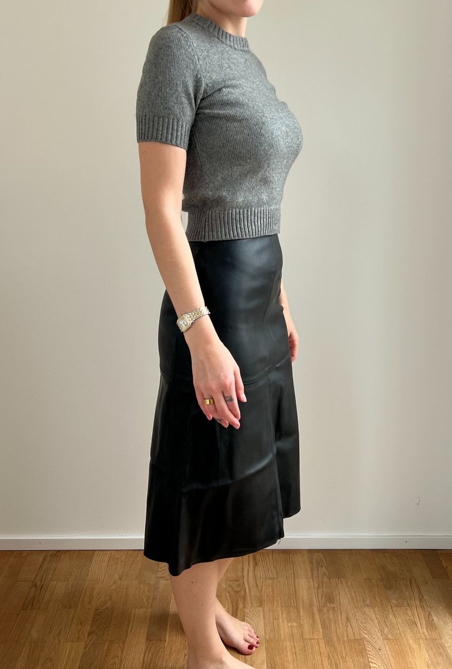 H&M Gonne: Jupe midi similicuir H&M – Usato da Zürich venduto da mps_9cp7 1