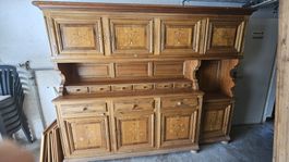 Buffet vaisselier fribourgeois marqueté voir photos