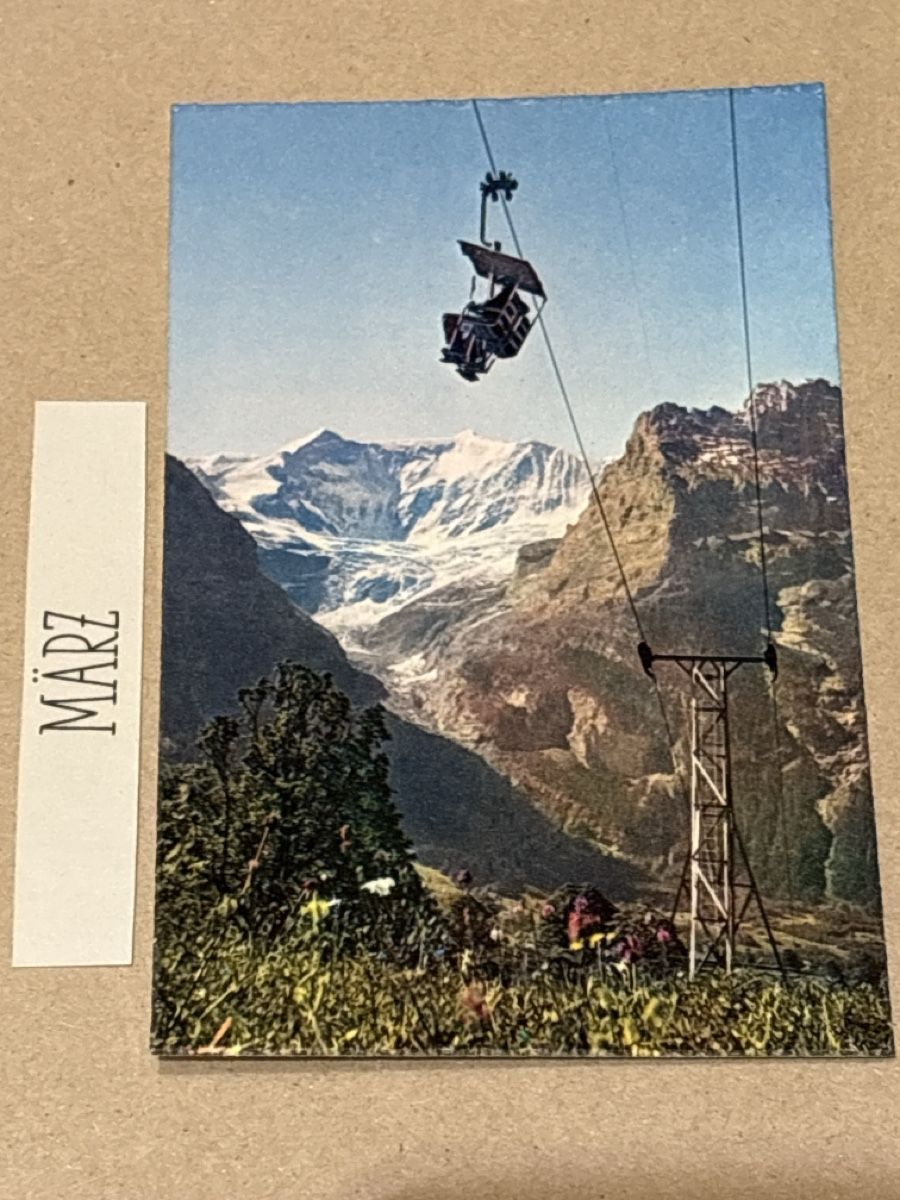 Cartoline postali: AK von Bergbahn Grindelwald First – Usato da Rümlang venduto da Kartenpost1