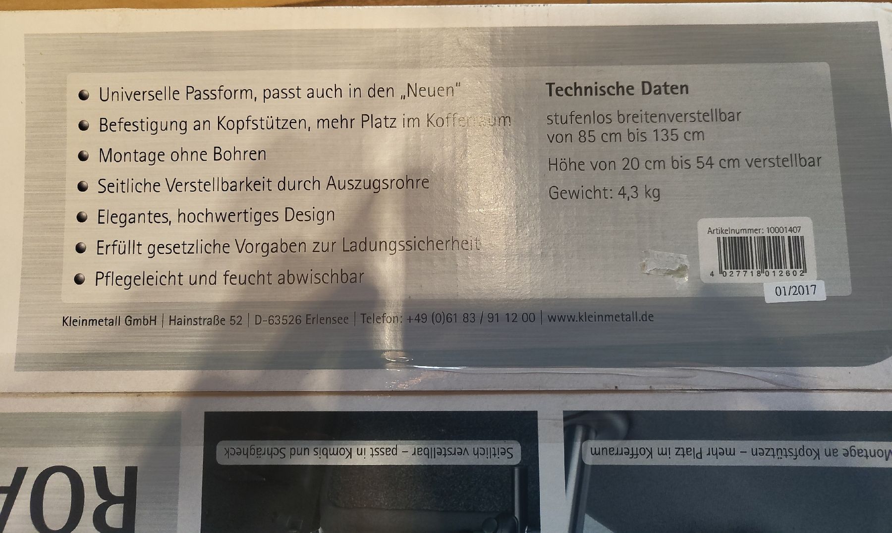 Käfige, Transport & Sicherheit: Kleinmetall Roadmaster - Universalgitter – Gebraucht aus Zumholz von Ronron0 3