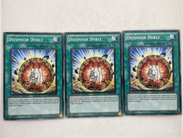 Yu-Gi-Oh! Karte: Defensor Doble - Selten, 3 Stueck!