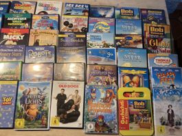60 DVDs für Kinder, div. Filme, mehrsprachig