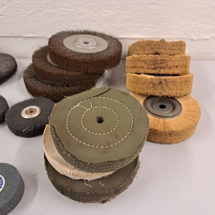 Schaftschleifscheiben 10-tlg - 40x25x6mm Schleifpapier Polierscheiben