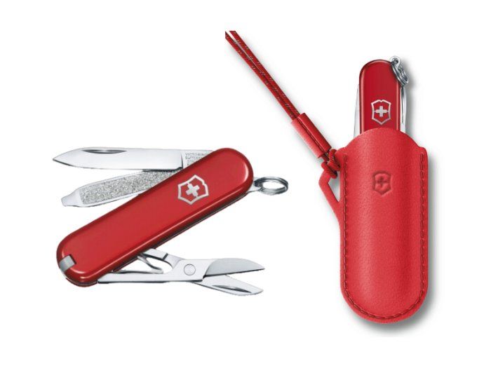 Victorinox Taschenmesser: Victorinox Classic SD inkl. Leder - Etui – Neu und originalverpackt aus Koppigen von Bracher_Mail-House