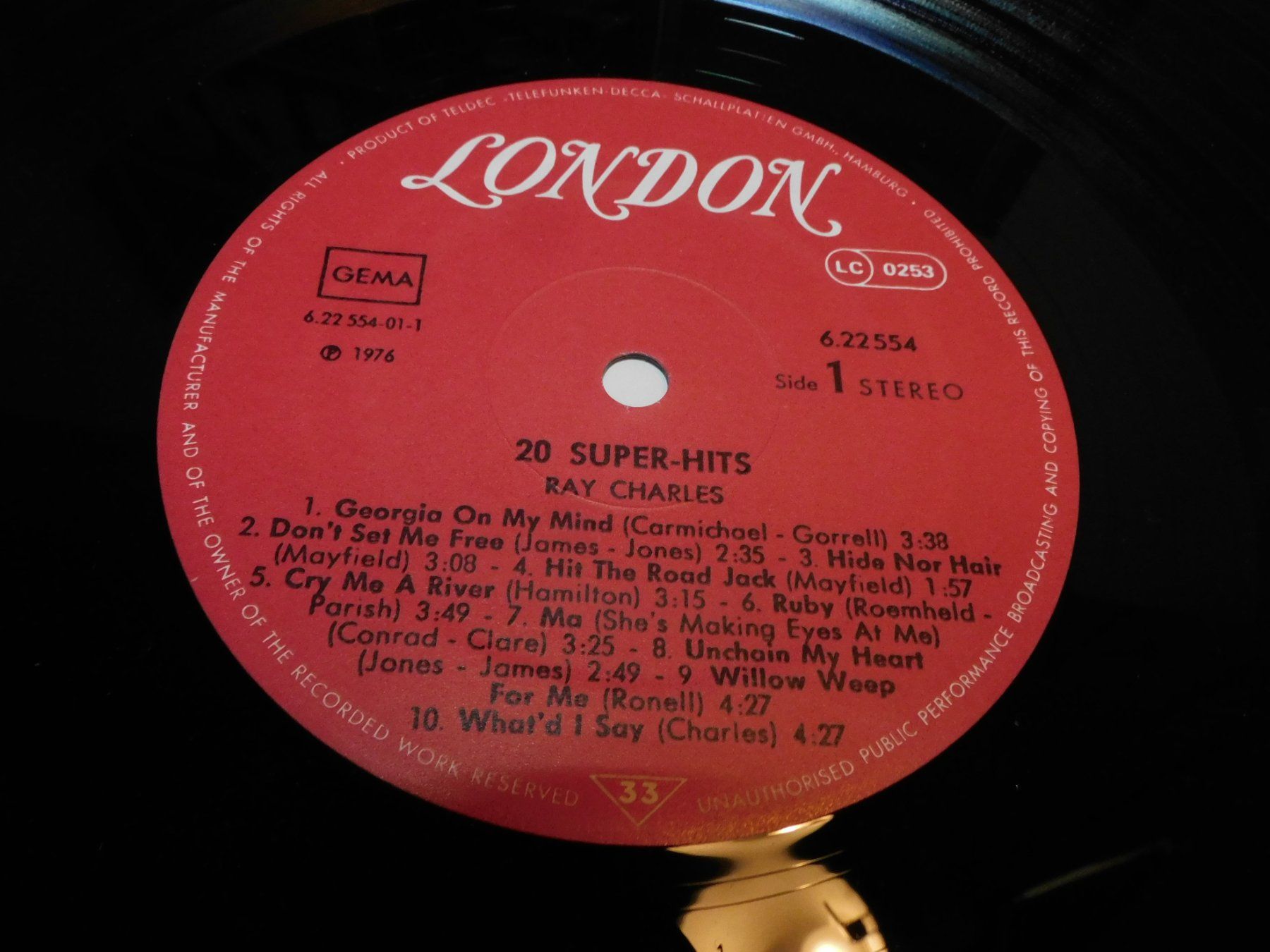 Schallplatten: LP - Super Hits Ray Charles - 1976 Schallplatte    LP – Gebraucht aus Sursee von 76 3