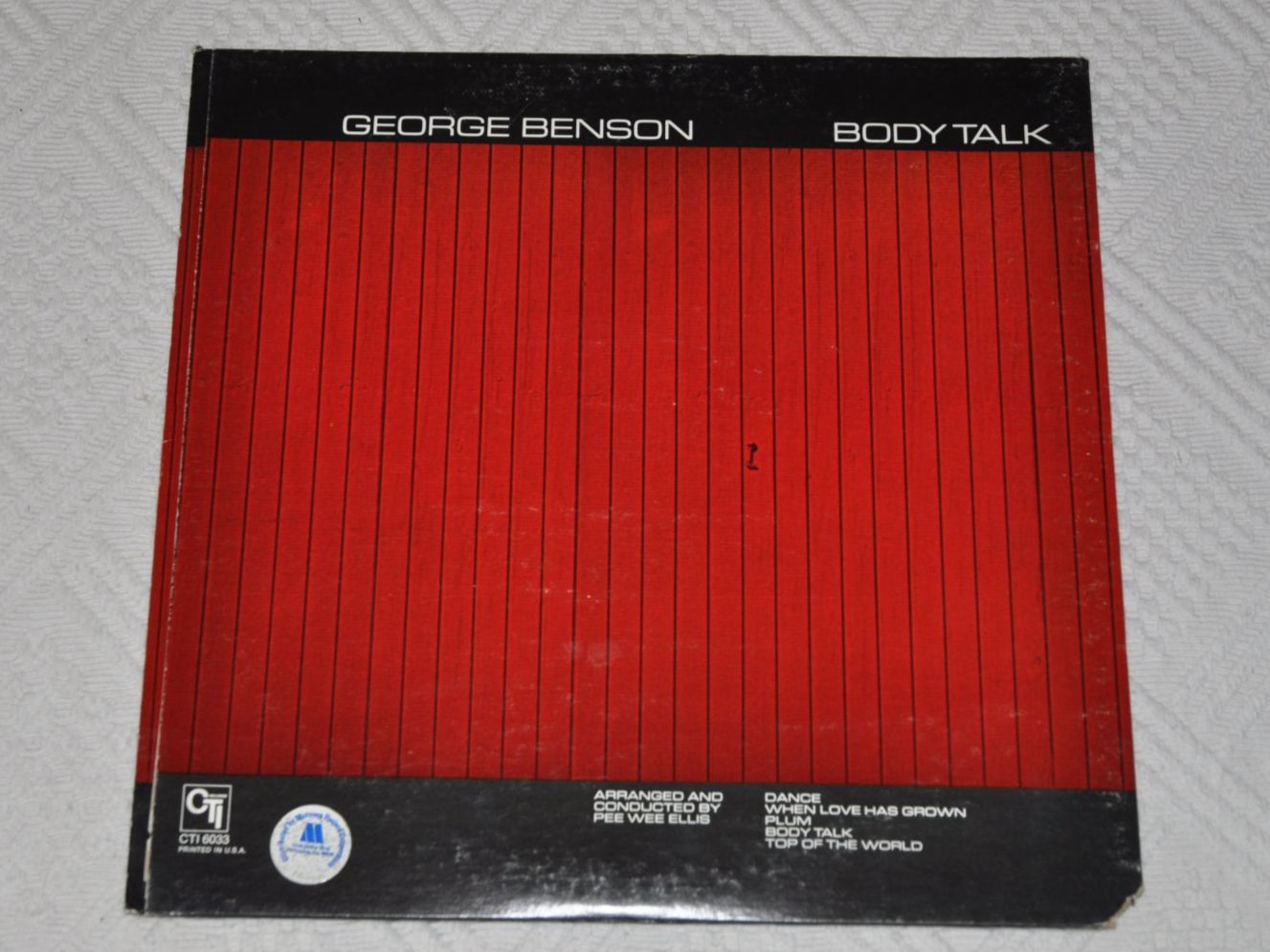 Dischi in vinile: LP George Benson - Body Talk – Usato da Boll venduto da Theodora15 1