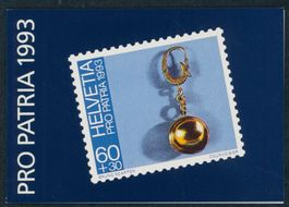 1993 - Pro Patria - Markenheftchen - Ersttag ET