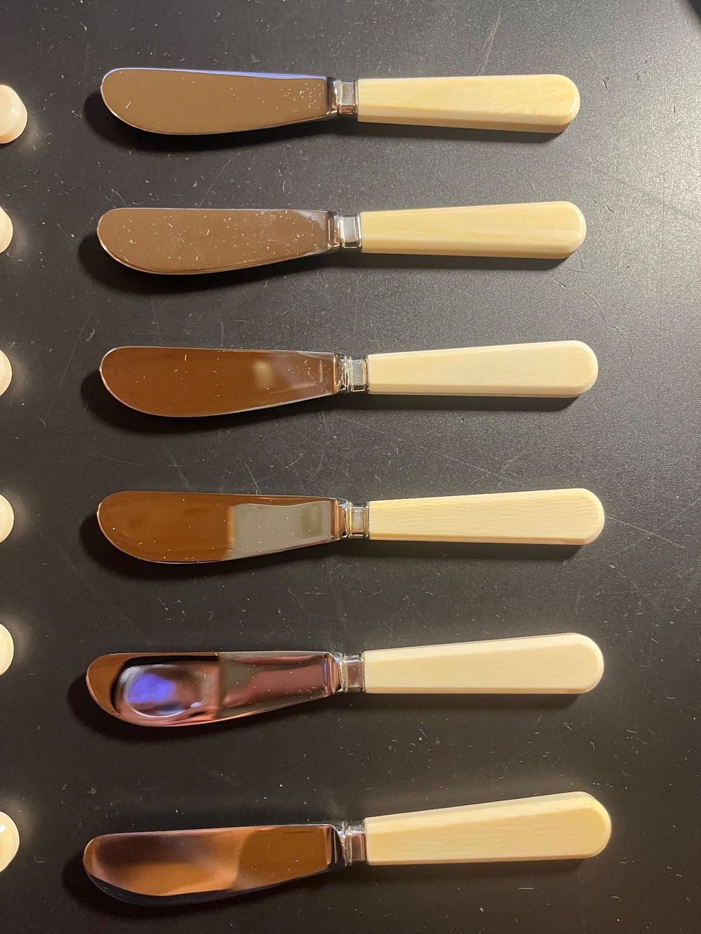 Posate: Buttermesser Elfenbein farbig – Nuovo (secondo la descrizione) da Madiswil venduto da nofox222 2