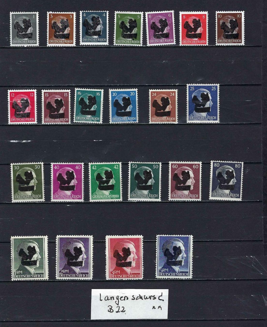 Tous les timbres: WKII Lokalausgabe Langen ** – Neuf avec emballage d'origine à Altstätten SG par Nandodax