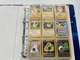 POKEMON Vintage Ordner (Kindheitssammlung) ca. 500 Karten