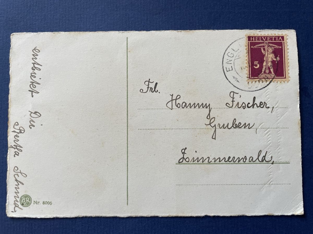 Cartoline postali: Antike Ansichtskarte Konfirmation Frühling Blumen 1930 – Usato da Neuhausen am Rheinfall venduto da Arielle55 1