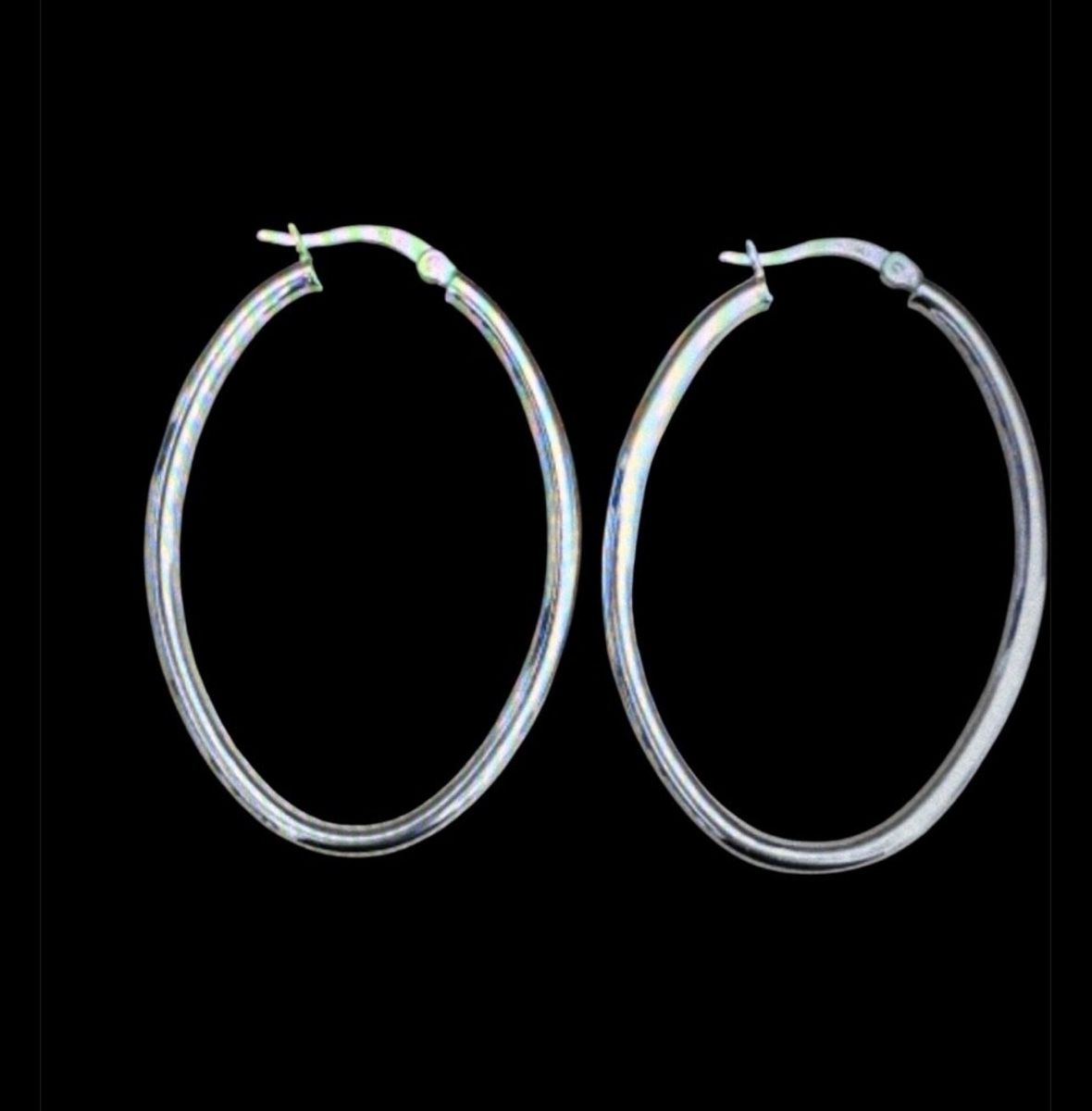 Orecchini pendenti & Orecchini a lobo: Silber Creolen – Nuovo e nell'imballaggio originale da Niederglatt ZH venduto da Silberschmuck-design 1