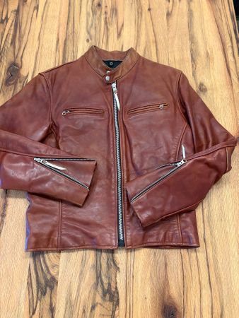 Vintage Lederjacke, Braun, Grösse 40Top Zustand!