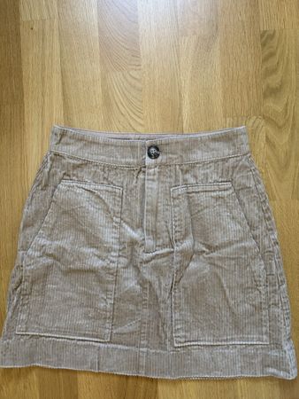 H&M Cordrock beige Grösse 38 guter Zustand