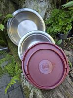 AMC Schüsseln Edelstahl mit Deckel Set 2-teilig gebraucht