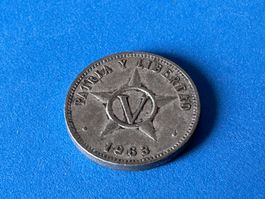 Cuba - 5 Centavos (Patria y Libertad) 1963