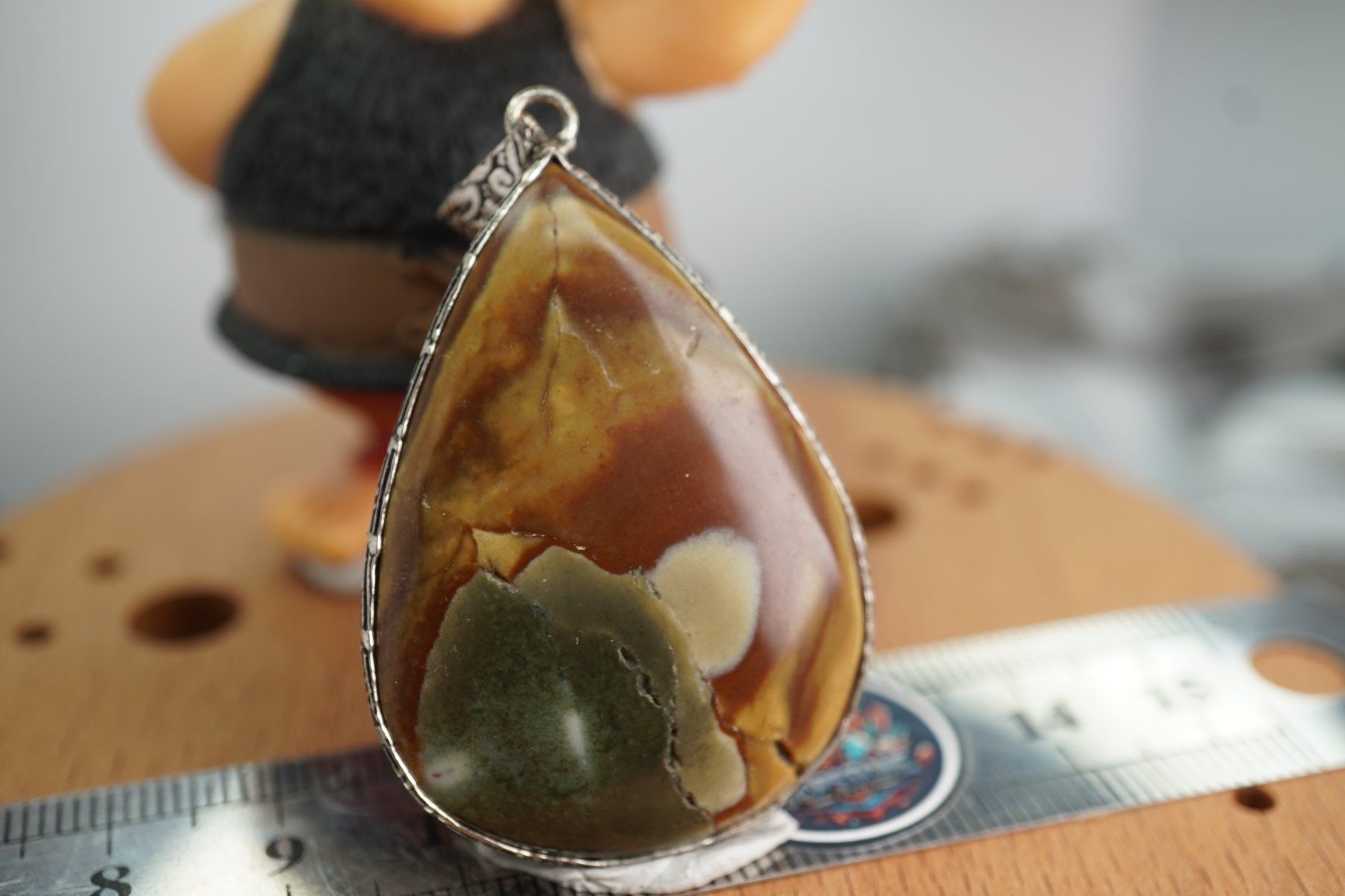 Mineralien & Heilsteine: Polychrom Jasper           Anhänger  Räumung – Neu und originalverpackt aus Eschenbach SG von topstone 1