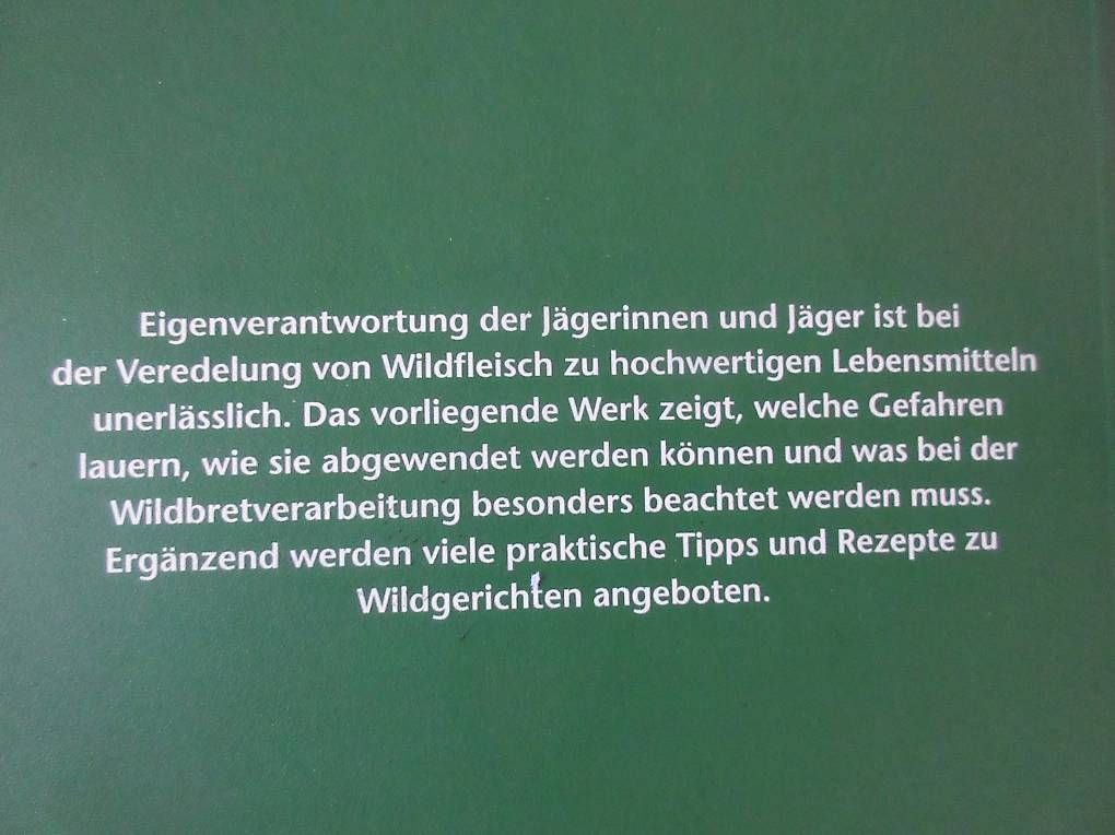 Libri: Von der Wildbahn auf den Teller – Usato da Madiswil venduto da Mamaro 4