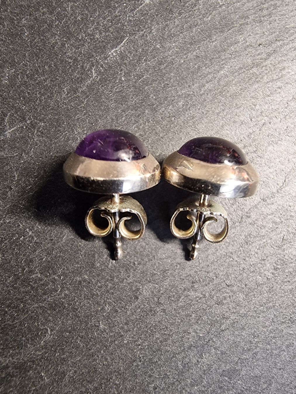 Orecchini pendenti & Orecchini a lobo: Clous d'oreille sertis amethyste argent 925 – Usato da Veyrier venduto da Leilazizou 2