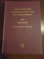 Eugen Marbach – Markenrecht SIWR III/1 – 2. Auflage 2009