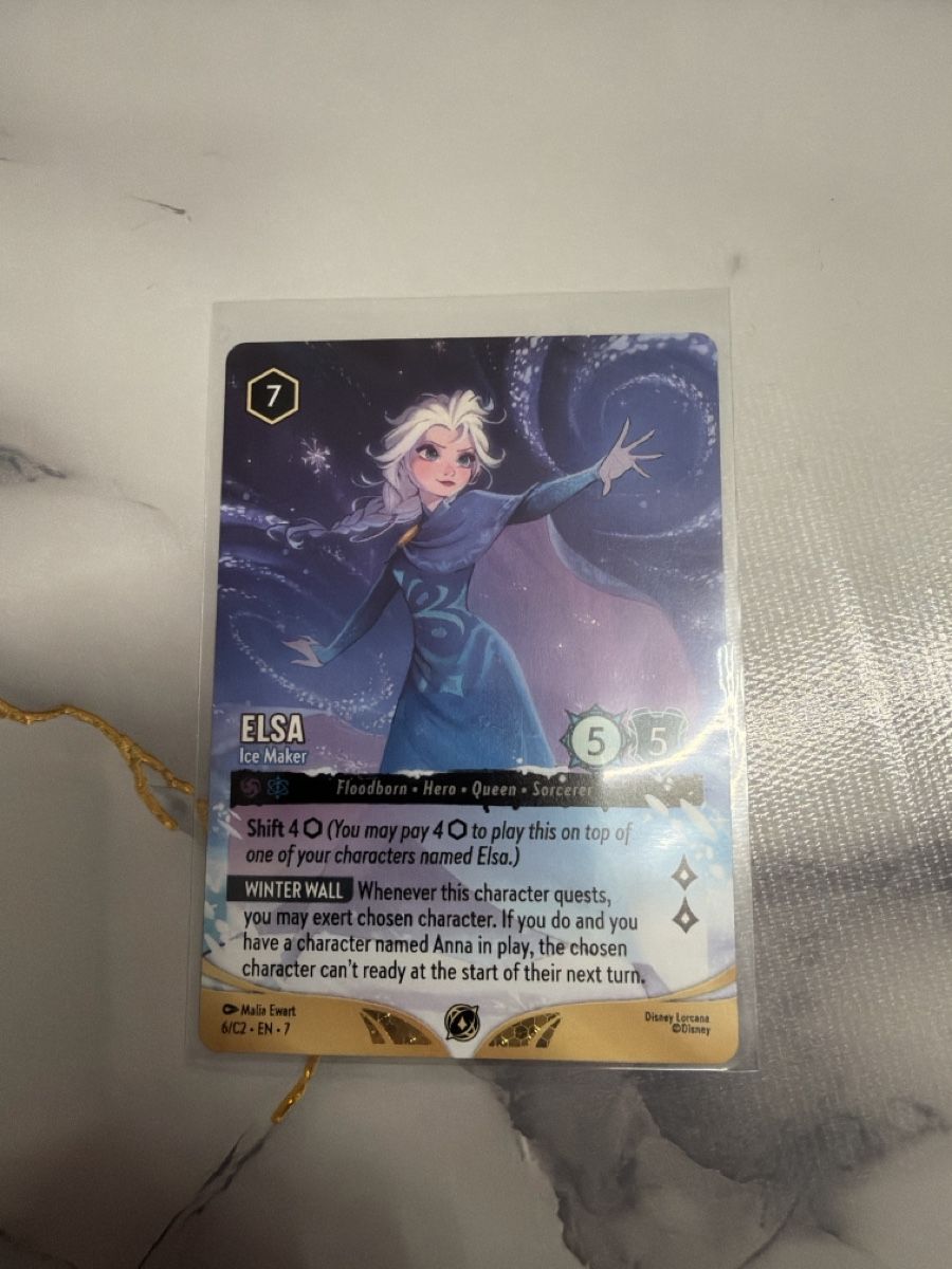 Disney Carte collezionabili: Lorcana Elsa Ice Maker Promo – Nuovo (secondo la descrizione) da Massagno venduto da pokecoach