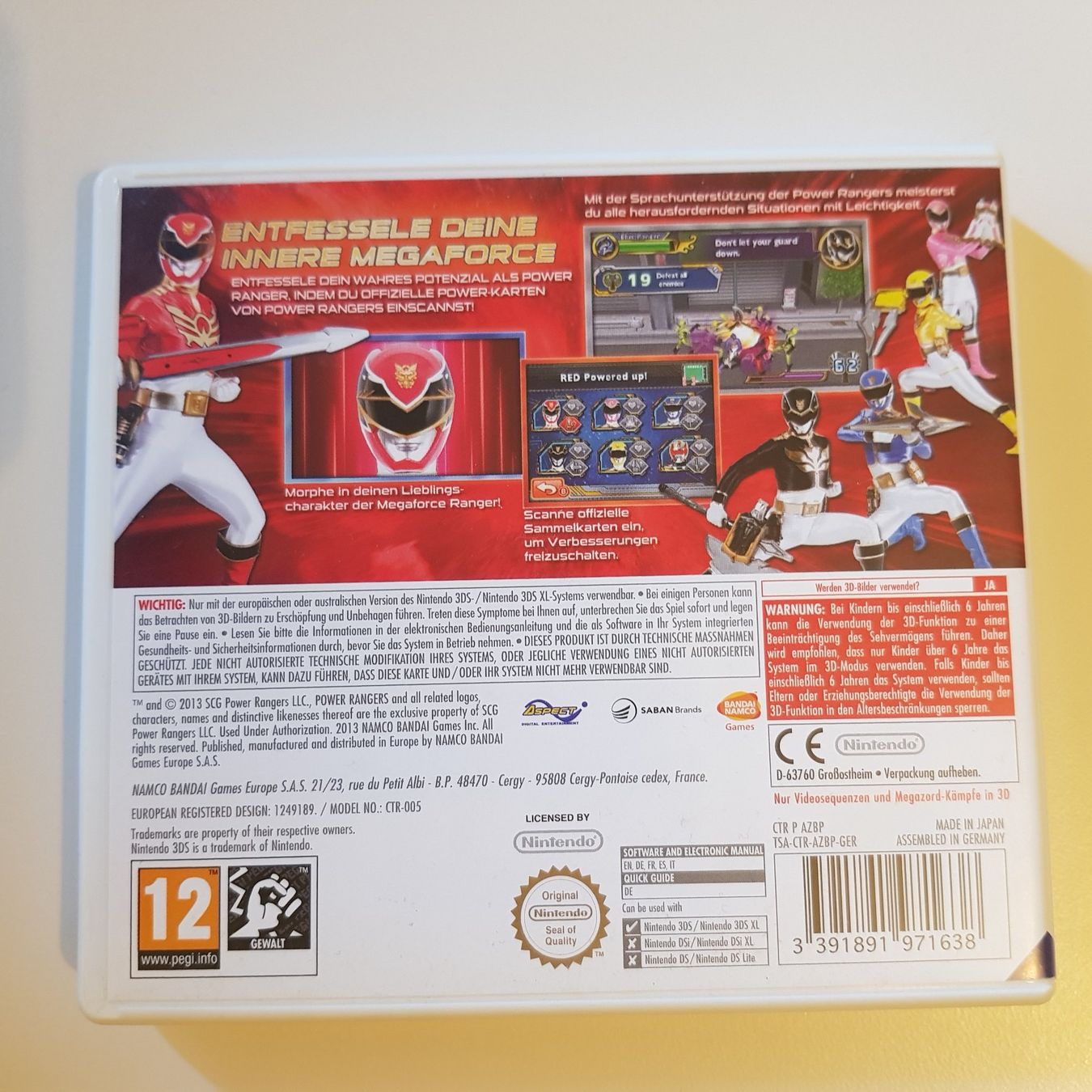 Nintendo Jeux: Power Rangers Megaforce /3DS – D'occasion à Münchenstein par 2DGames 1