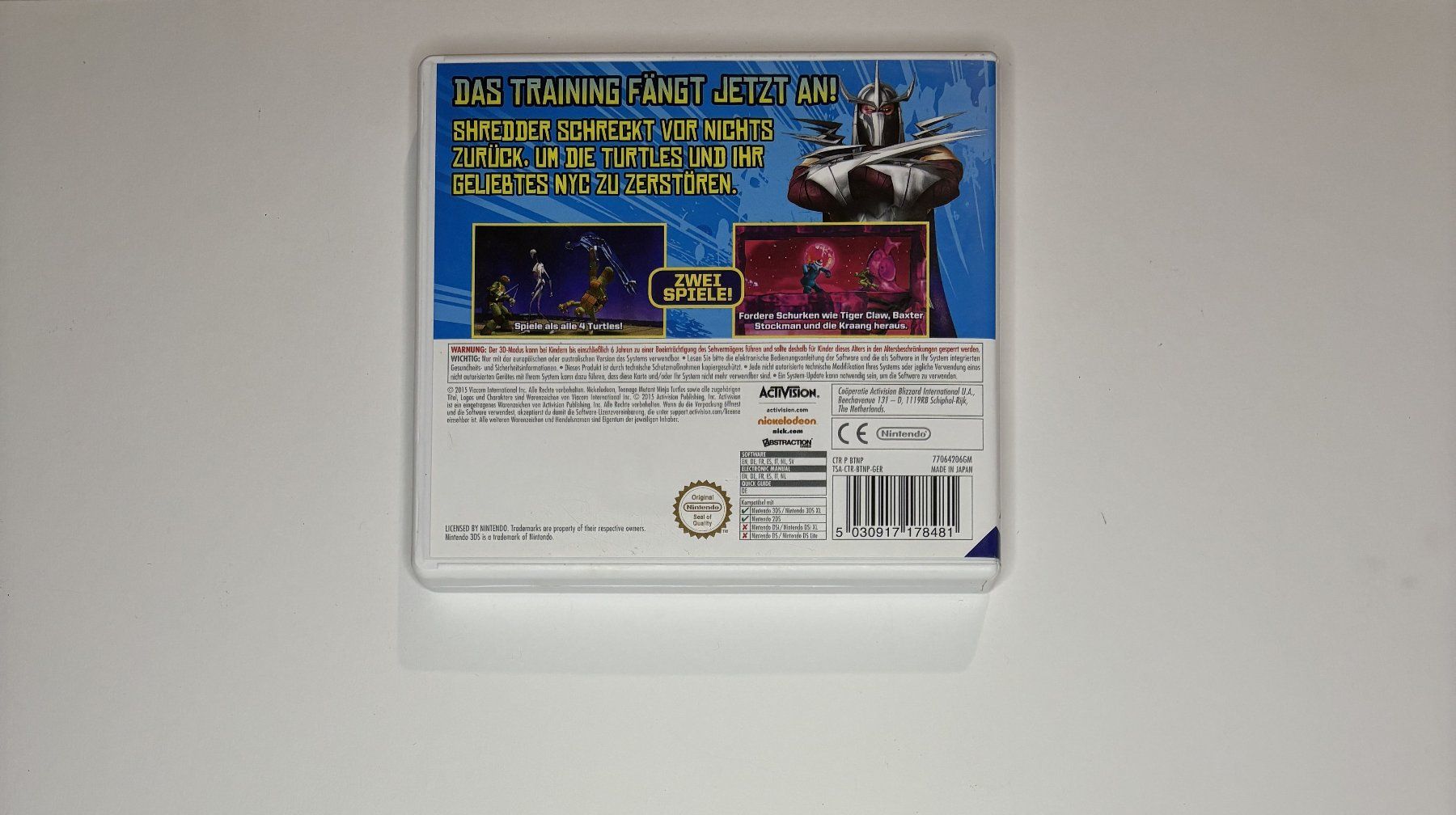 Giochi: 3DS - Teenage Mutant Ninja Turtles – Usato da Allschwil venduto da Bullach 2