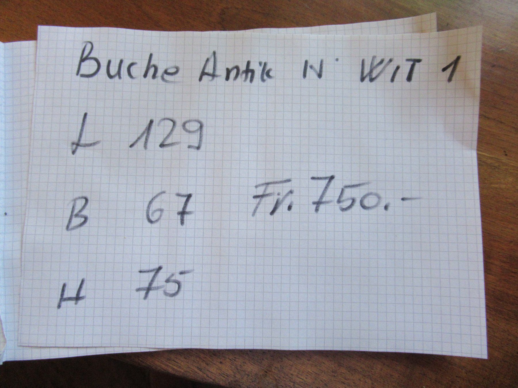 Tavoli: Antike Beizentisch (Buche/129) – Usato da Berg SG venduto da Pizza58 5