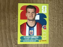 Panini FIFA WM 2026 Sticker Alexander Sørloth NOR 16