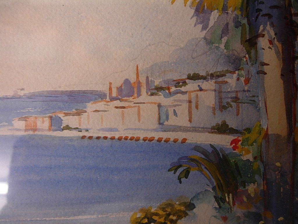 Gemälde: Italienische Schule-Aquarell – Gebraucht aus Luzern von Lucernauno 2