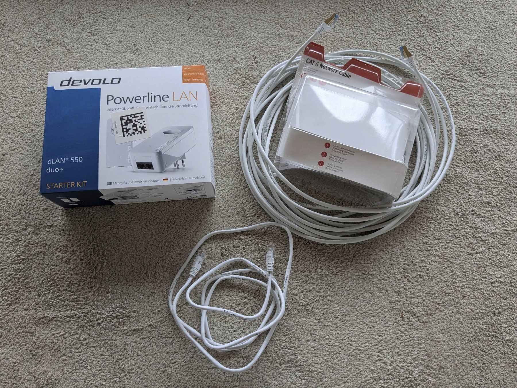 Devolo Lecteurs & Adaptateurs: Devolo dLAN Powerline Adapter Set mit zusätzlichem 10m Kabel – D'occasion à Oberdiessbach par Milo78 1